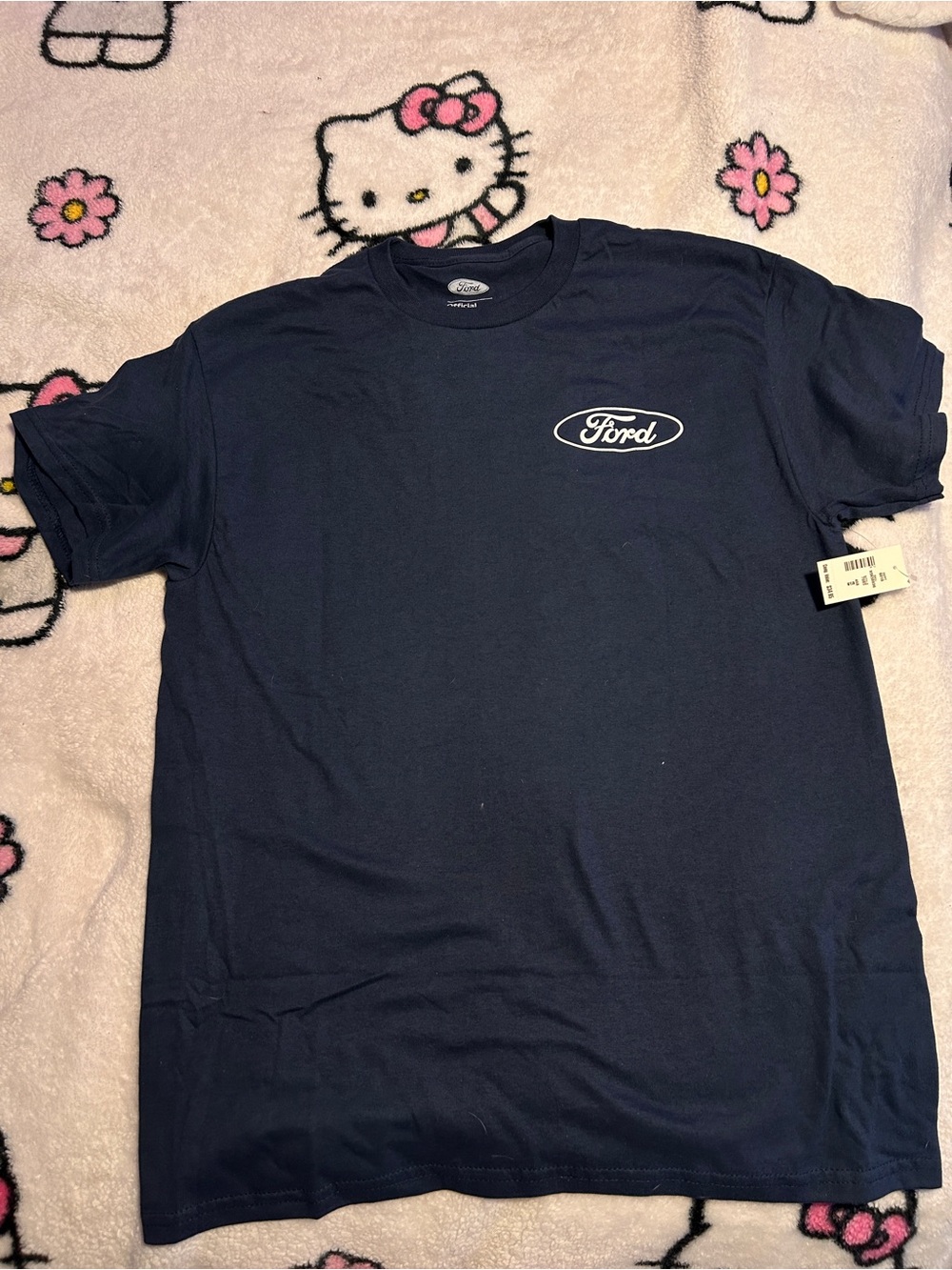 Hybrid Apparel Navy Short-Sleeve Logo Tee